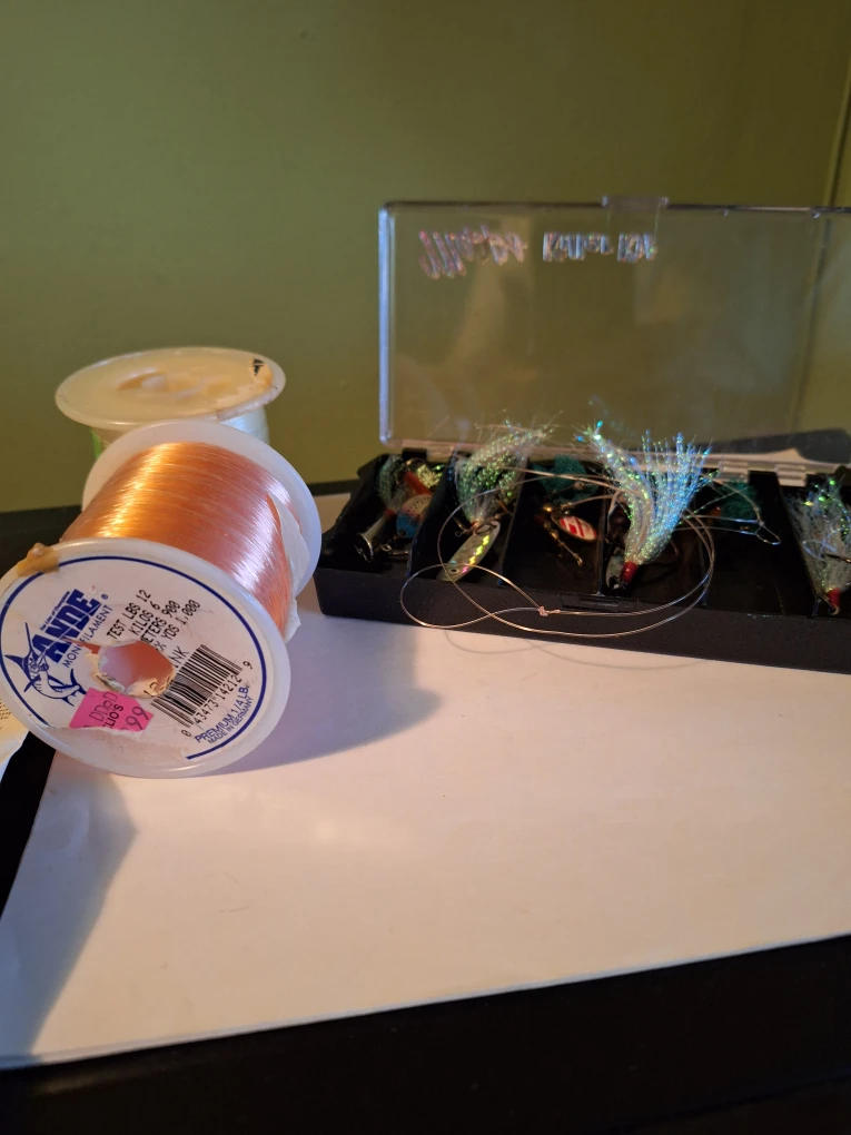 Fishing Tackle Box with Lures and Line - photo 5