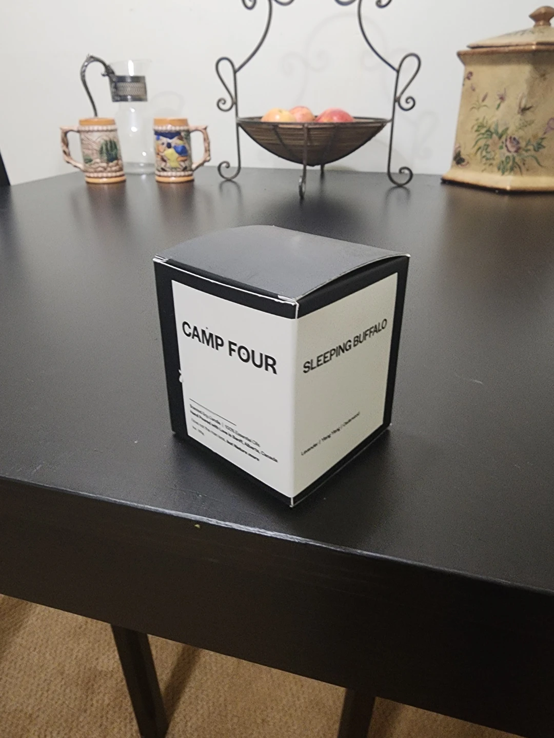 Camp Four Sleeping Buffalo Scented Soy Candle