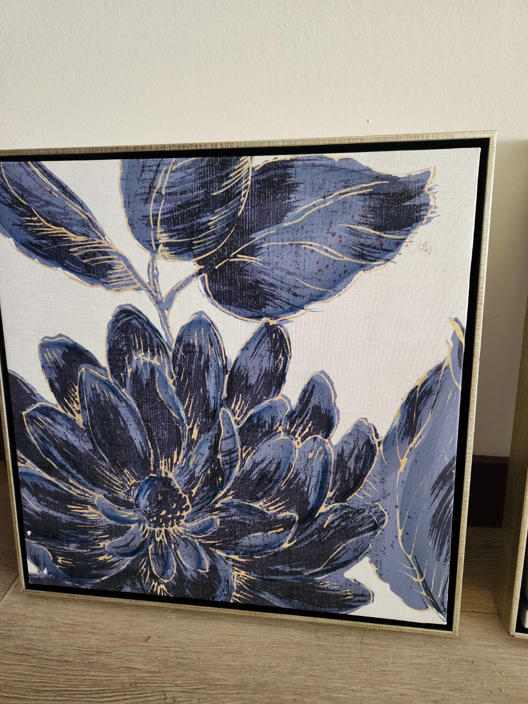 Set of 2 Floral Canvas Wall Art Prints - photo 3