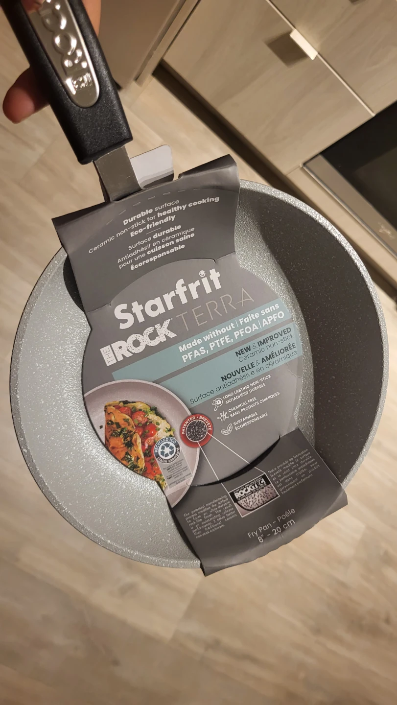Brand New Starfrit Rock Terra Fry Pan - 20 cm - photo 2