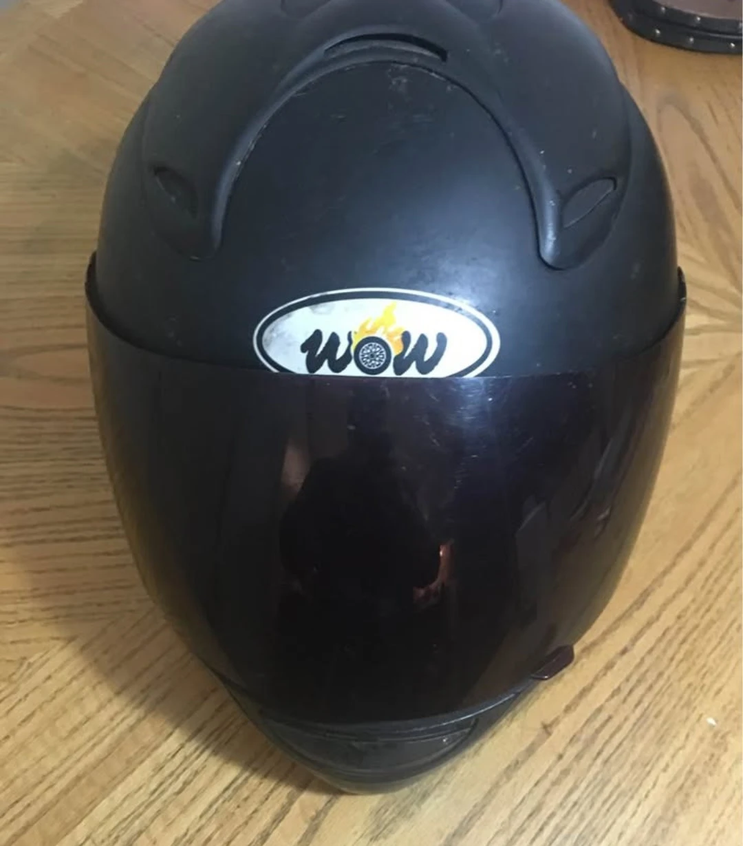WOW Motorcycle Helmet - Black - photo 2
