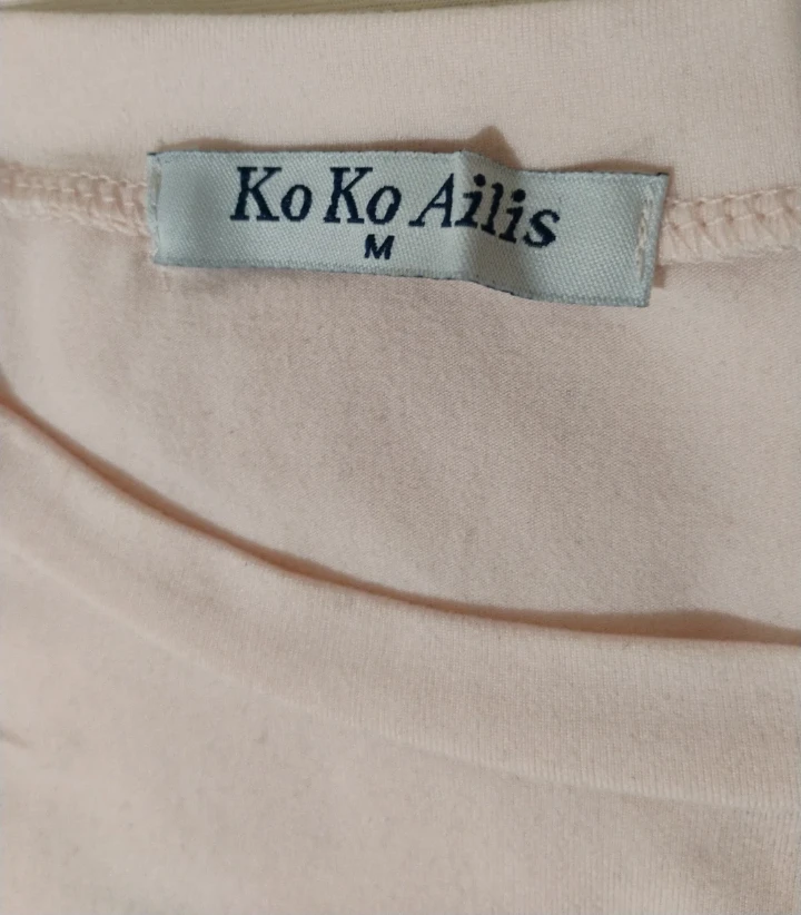 Ko Ko Ailis Pink T-Shirt with Graphic Print - Size M - photo 2