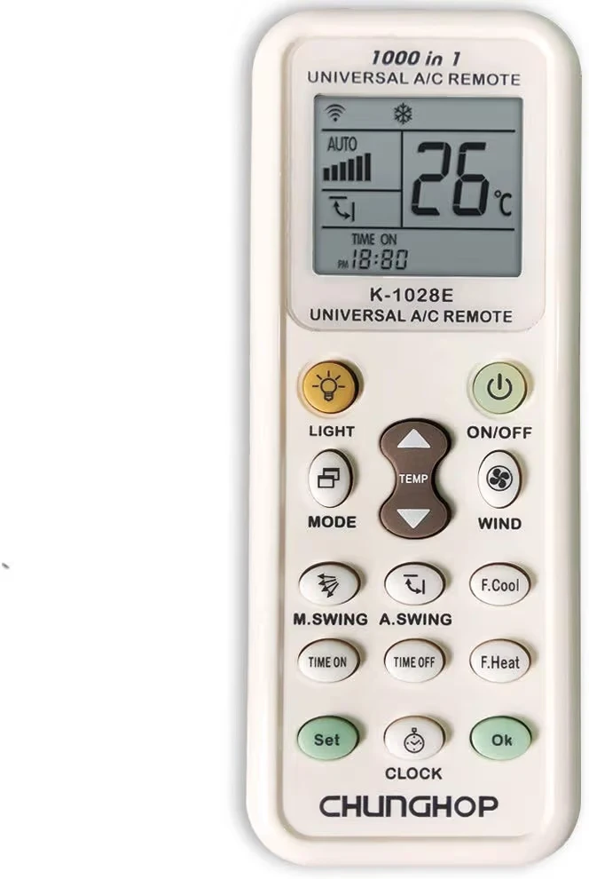 Universal AC Remote Control K-1028E for LG Samsung Midea Toshiba - photo 4