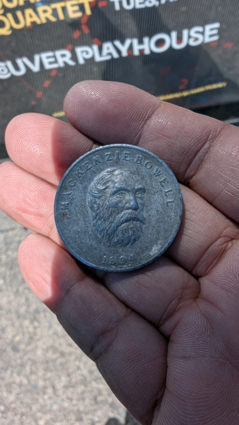 Mackenzie Bowell 1895 Canada Coin