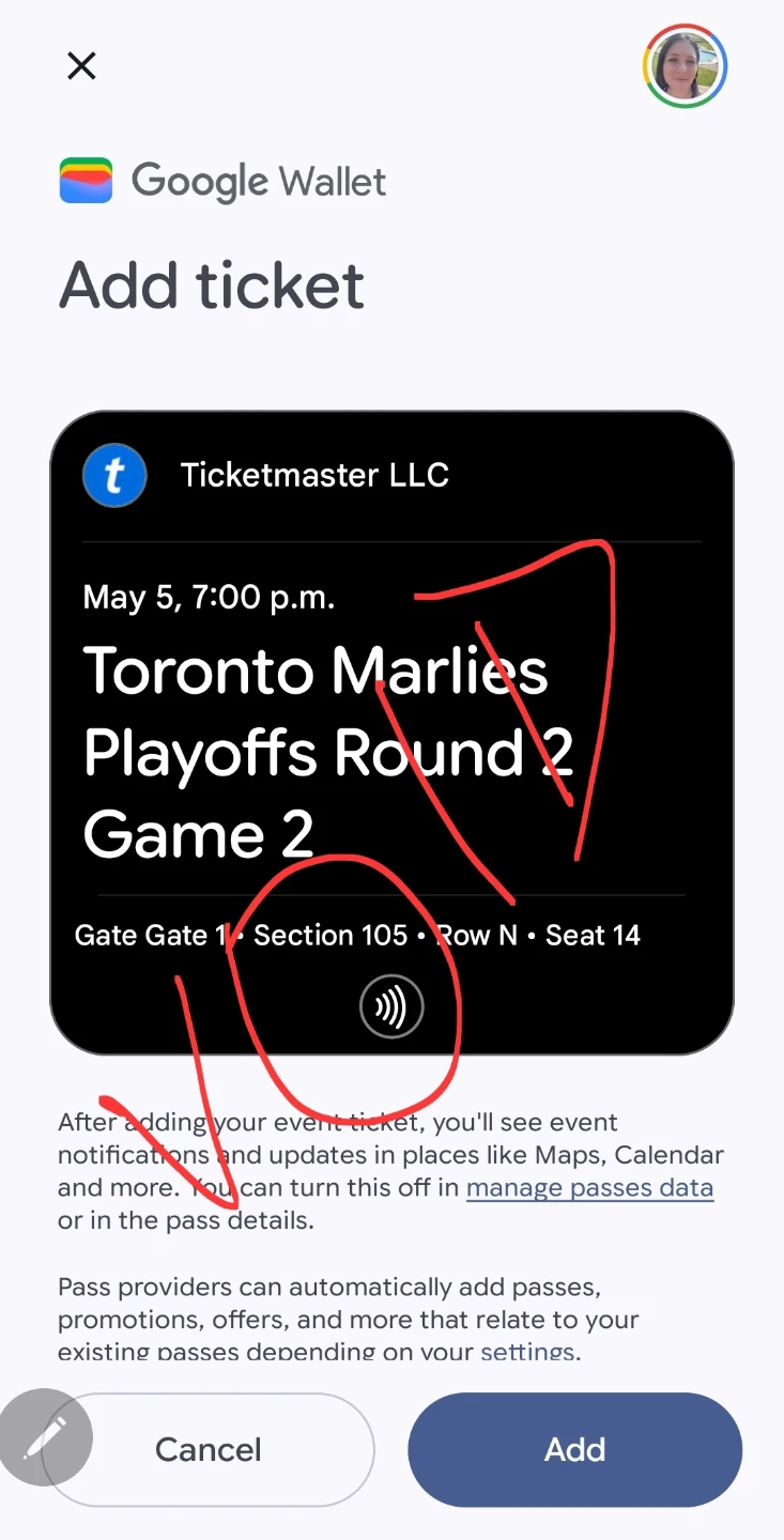 Toronto Marlies Playoffs Round 2 Game 2 Ticket - photo 2
