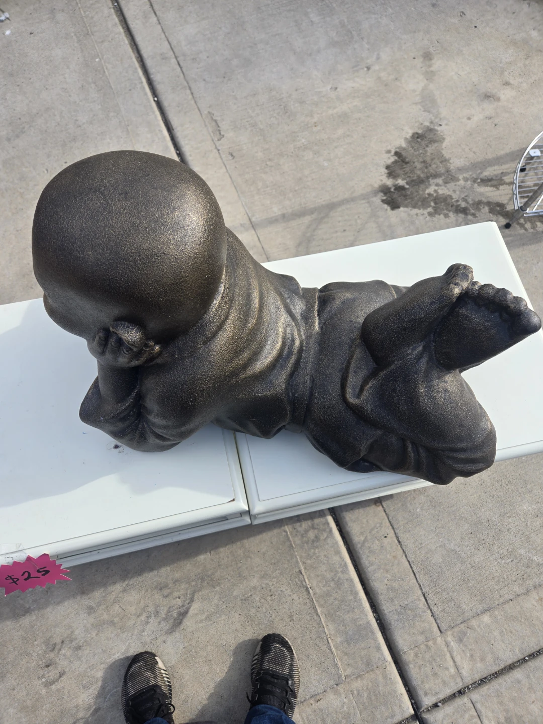 Laughing Buddha Statue Sculpture - photo 2