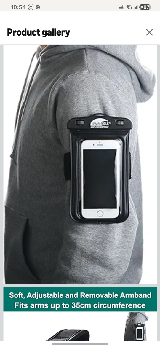 MoKo Waterproof Phone Pouch Dry Bag with Armband