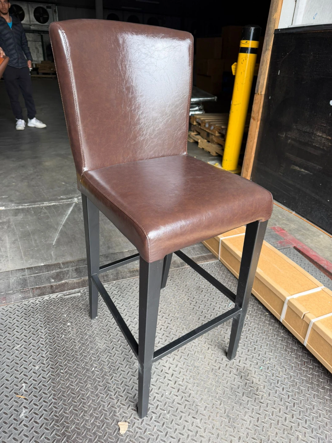 Orange and Brown Dining Chair - photo 2