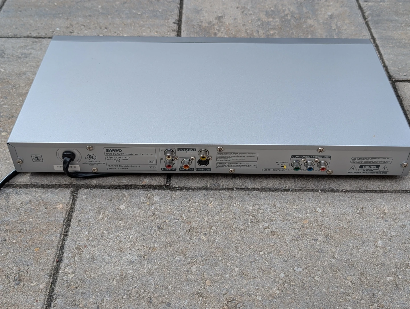 Sanyo DVD Player SL33 Silver - photo 5