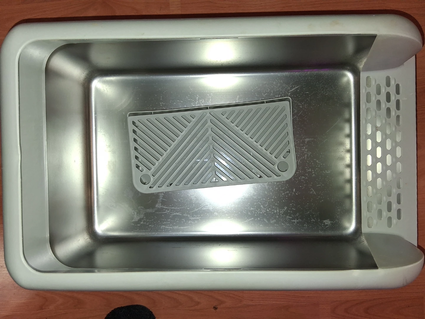Stainless steel cat litter box - photo 2