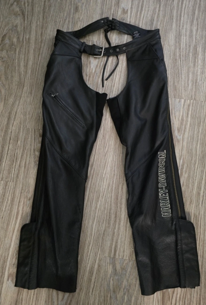 Harley-Davidson Women's Petite Medium Leather Motorcycle Chaps