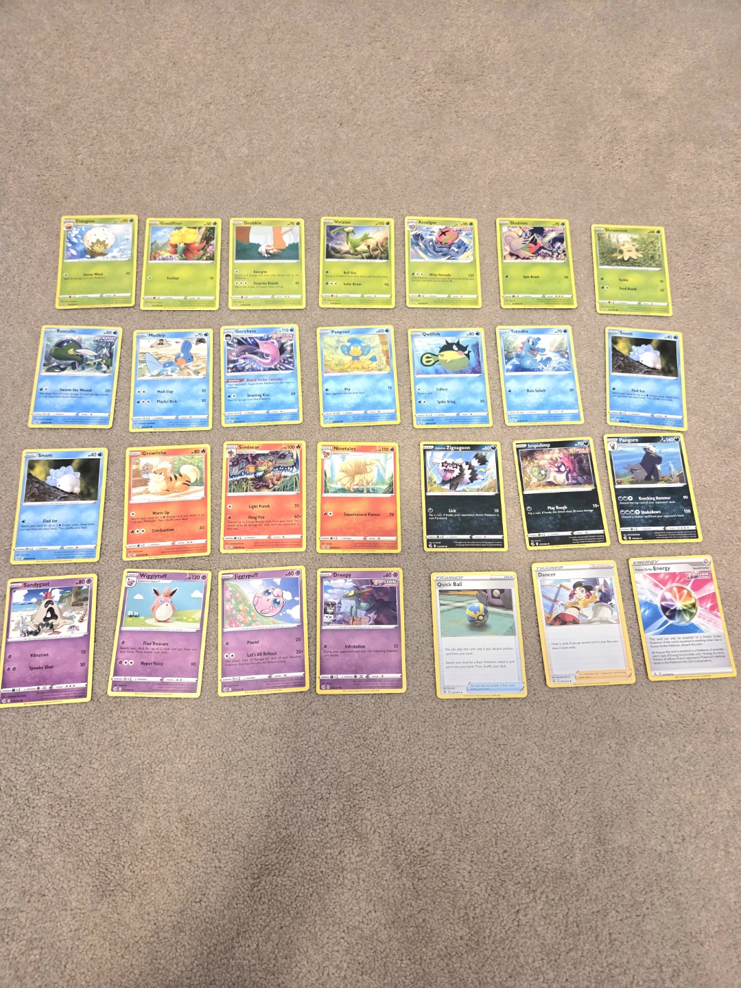 Fusion Strike cards