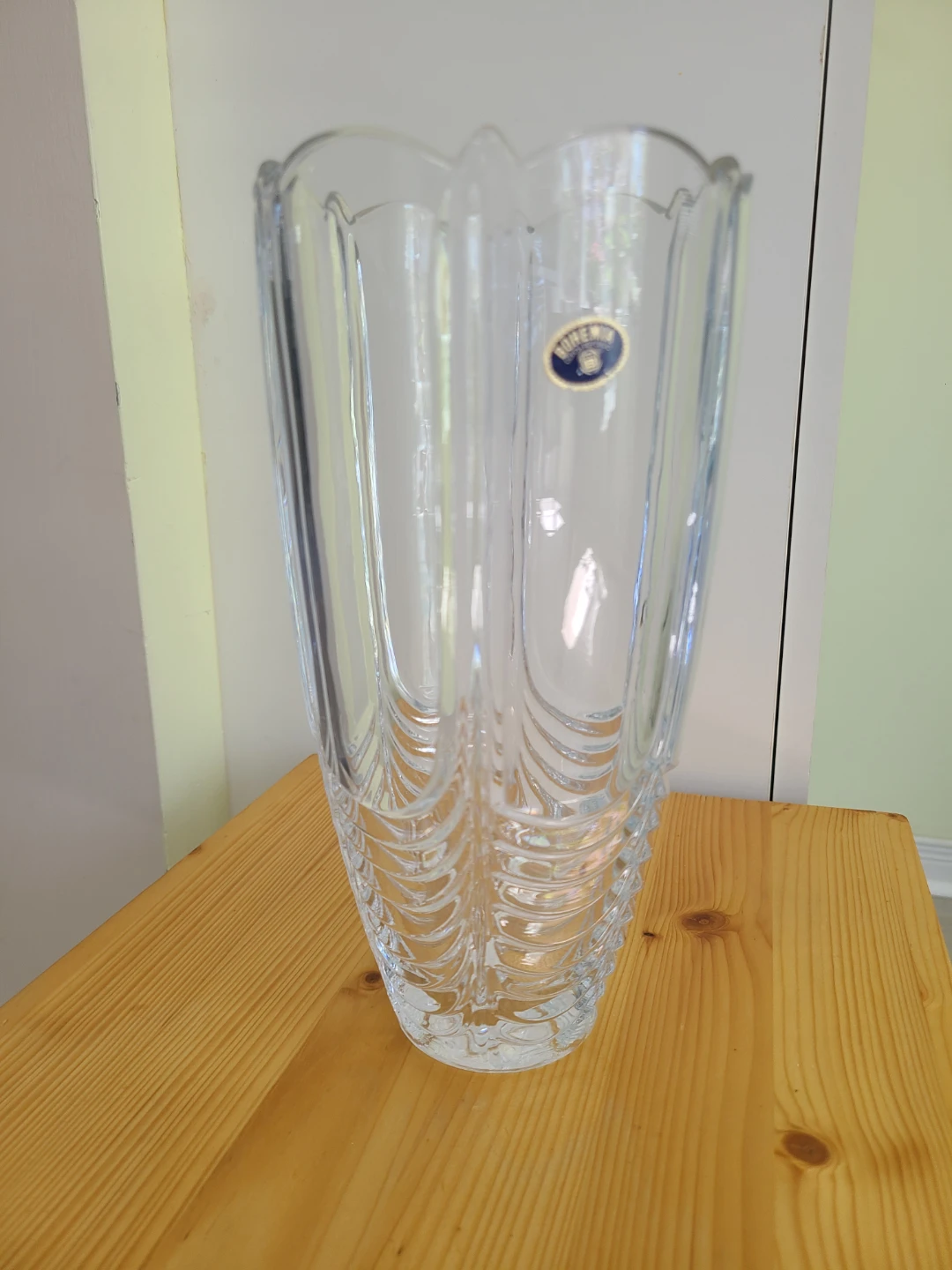 Bohemia Crystal Glass Vase