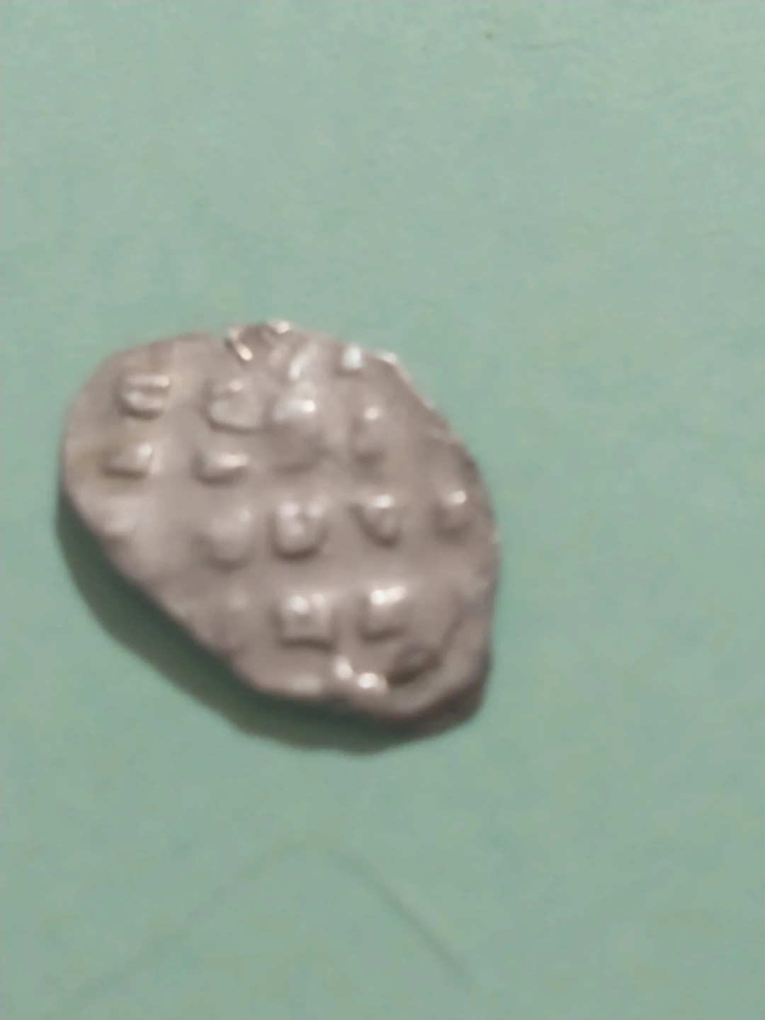 Vintage Irregular Shaped Silver Coin - photo 5