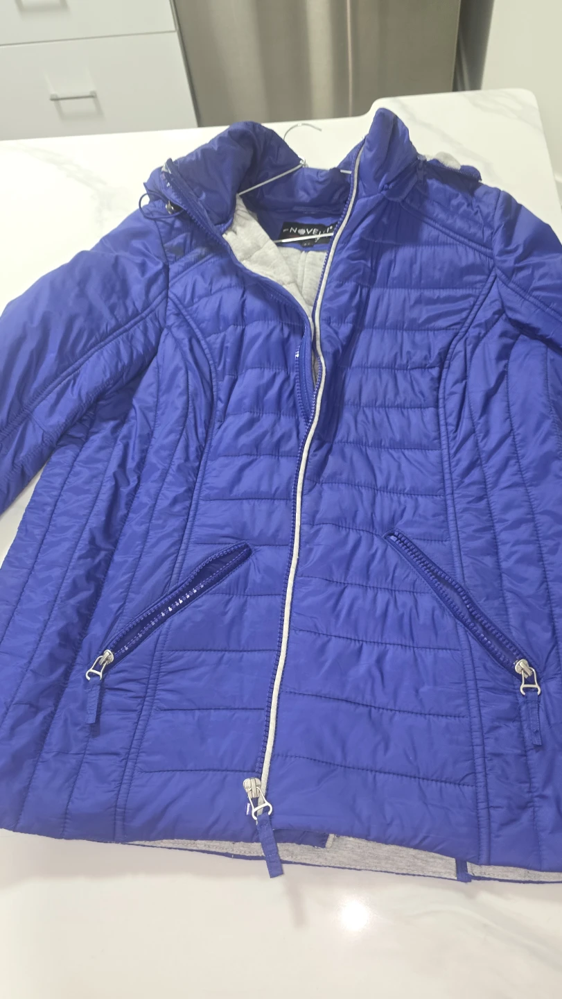 Novelti Sport Puffer women Jacket - Blue - Size L
