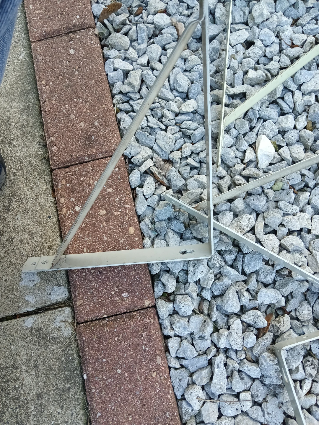 Set of 4 Metal Shelf Brackets - photo 2
