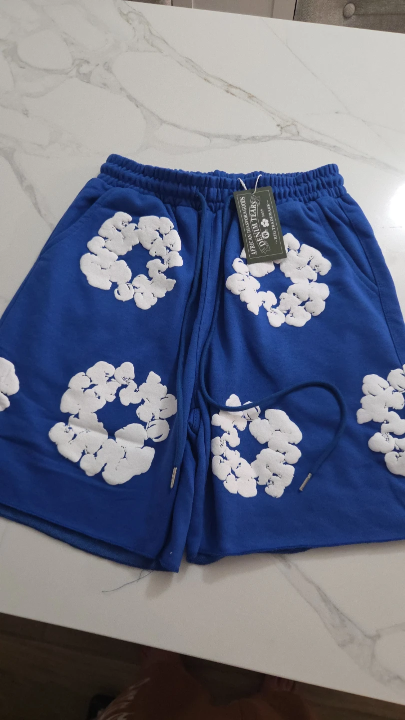 DNZL LEAKS Blue Floral Shorts - photo 3