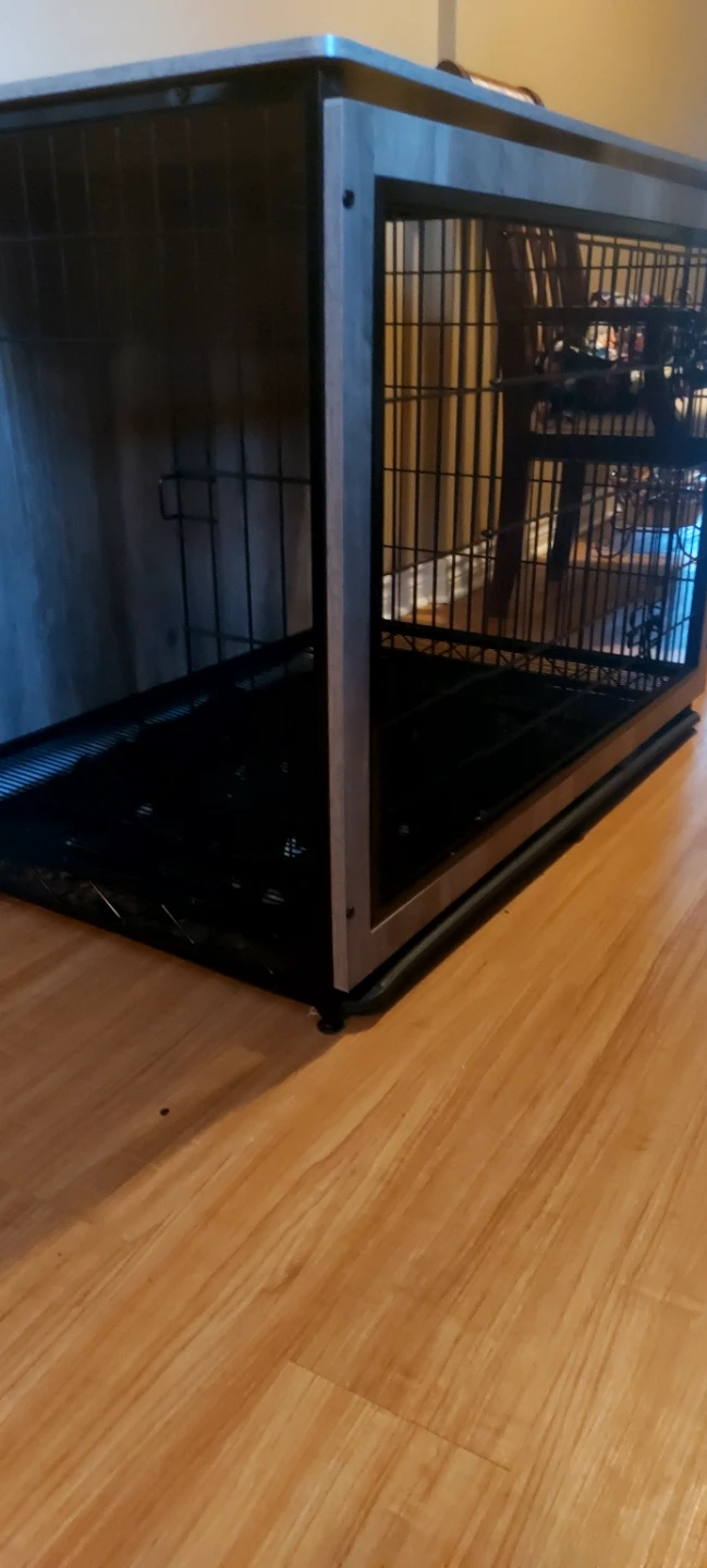 Dog Crate with Wood Top - photo 3