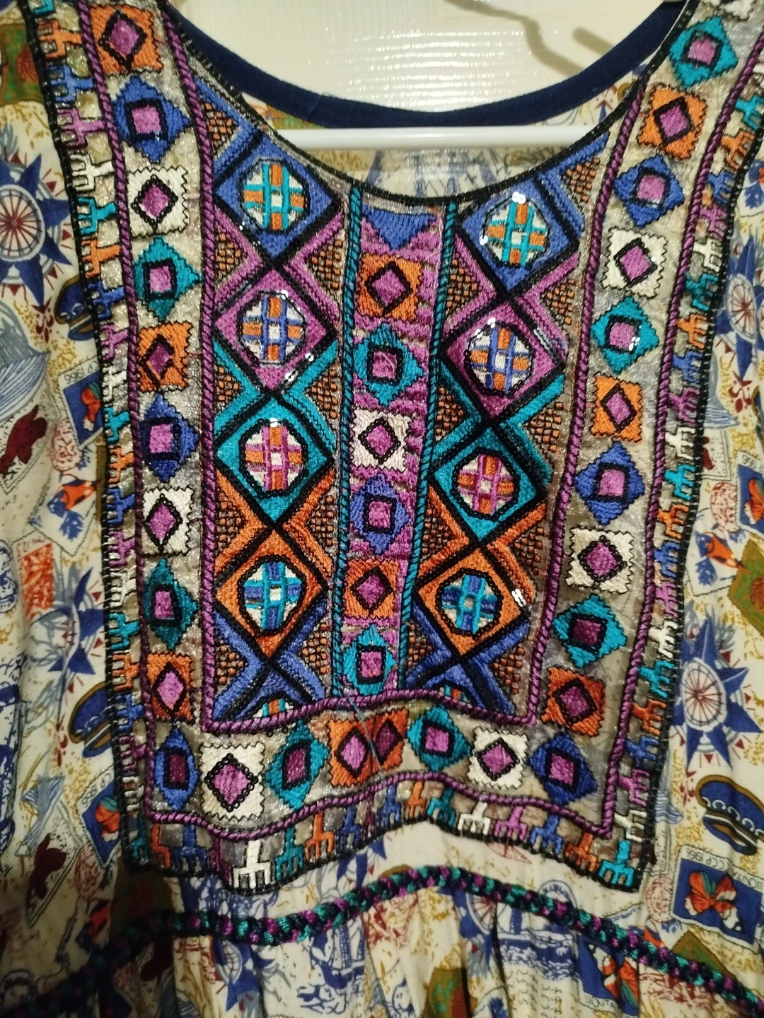 Bohemian Embroidered Dress