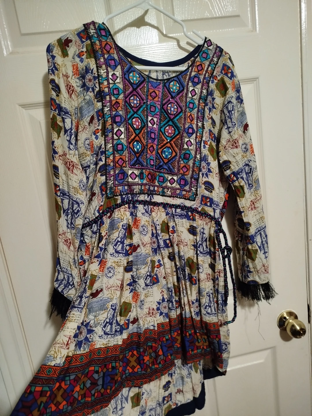 Bohemian Embroidered Dress - photo 2