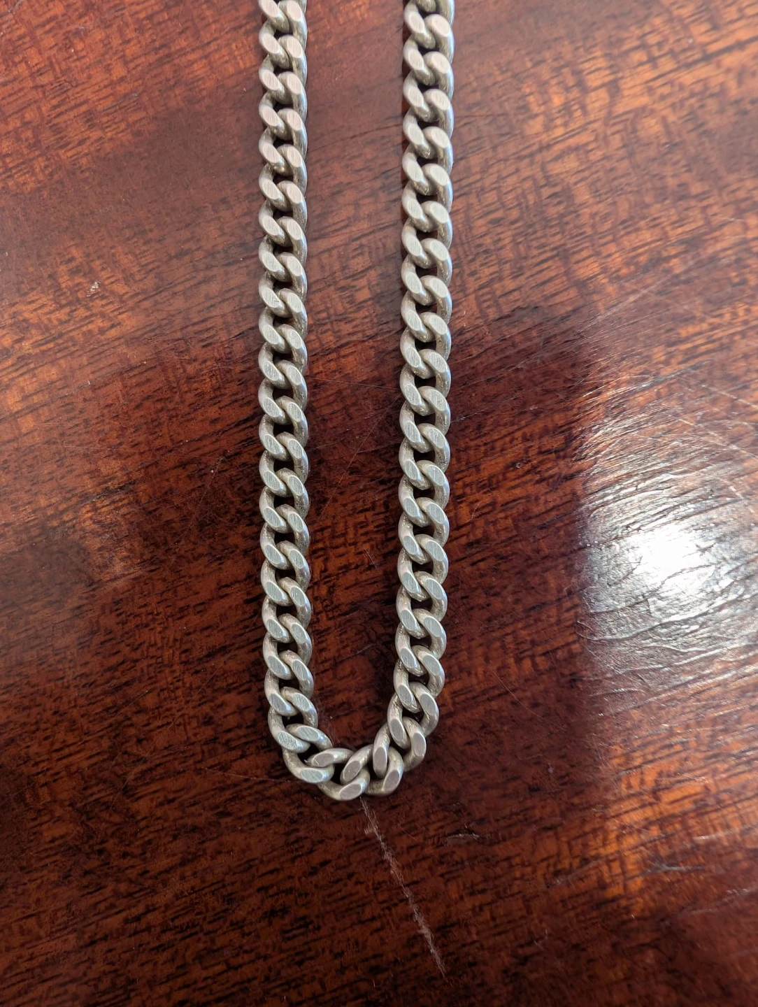 Italian Sterling Silver Cuban link Chain Necklace 925 - photo 4