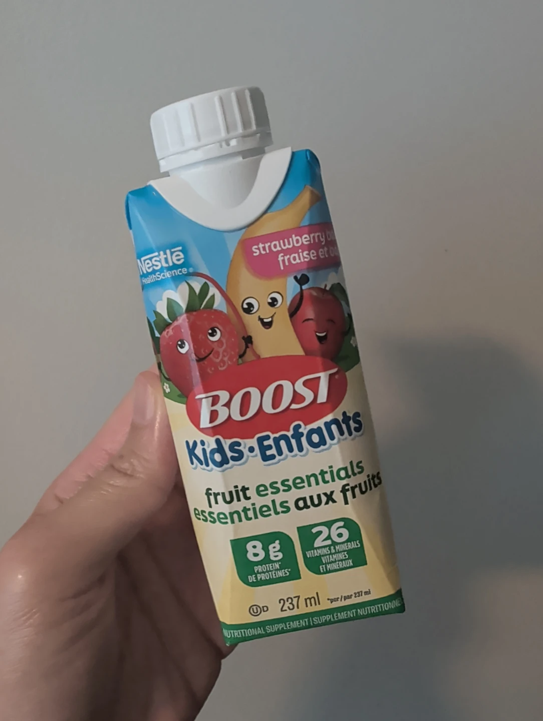 BOOST Kids-Enfants Fruit Essentials Drink - Strawberry Banana