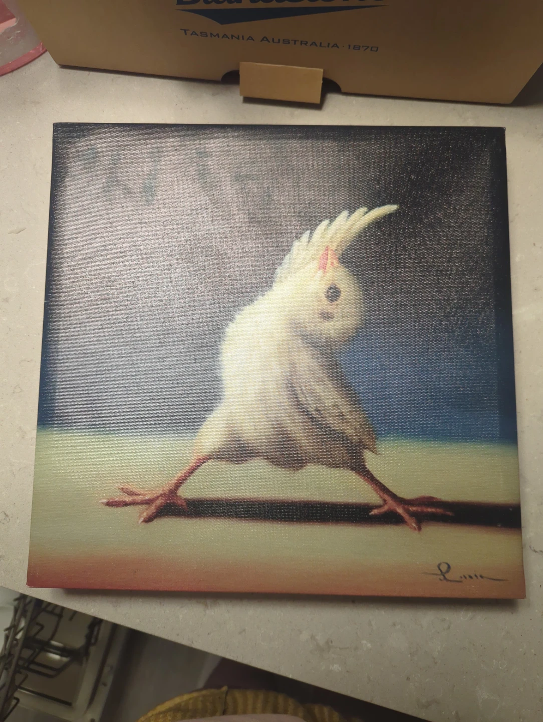 Dancing Chick Painting