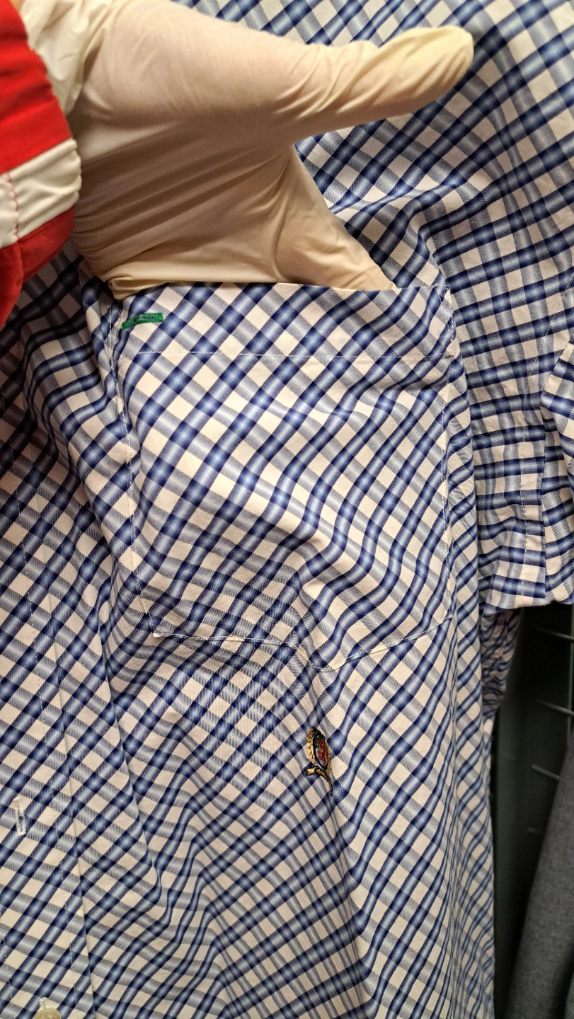 Tommy Hilfiger Blue Plaid Short Sleeve Button-Up Shirt XXL - photo 2