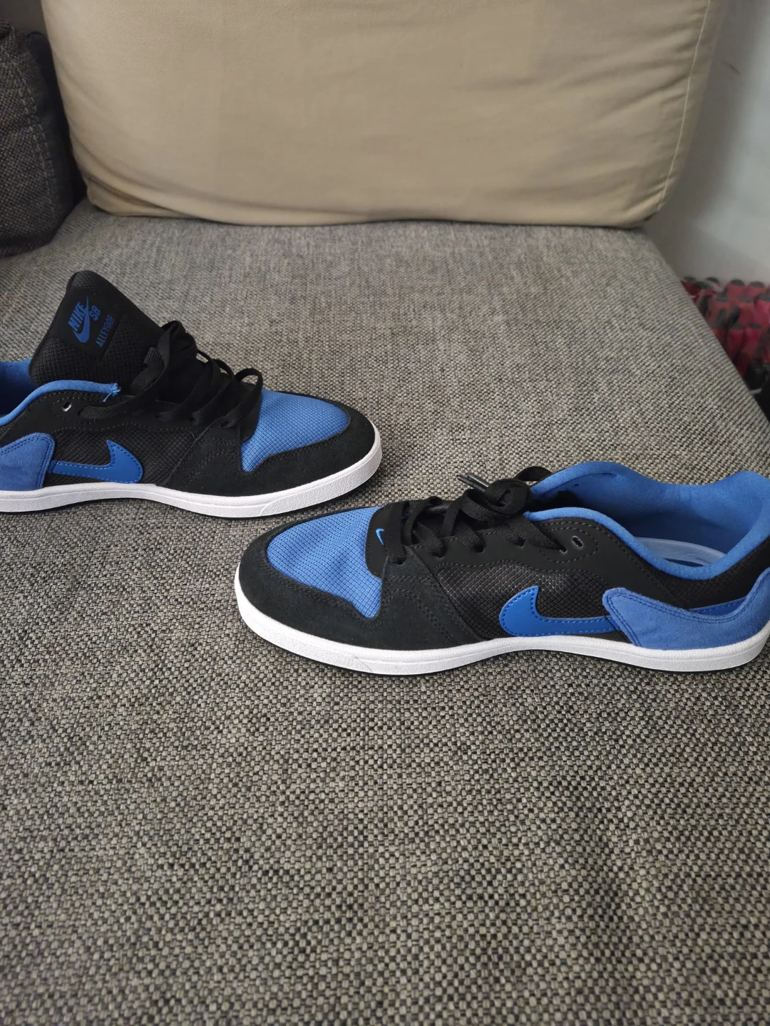 Nike SB Alleyoop Men's Skate Shoes Black/Blue - photo 2