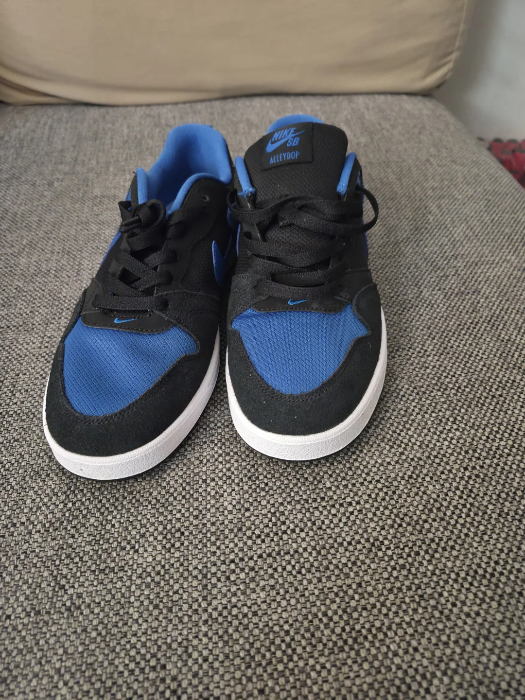Nike SB Alleyoop Men's Skate Shoes Black/Blue - photo 5