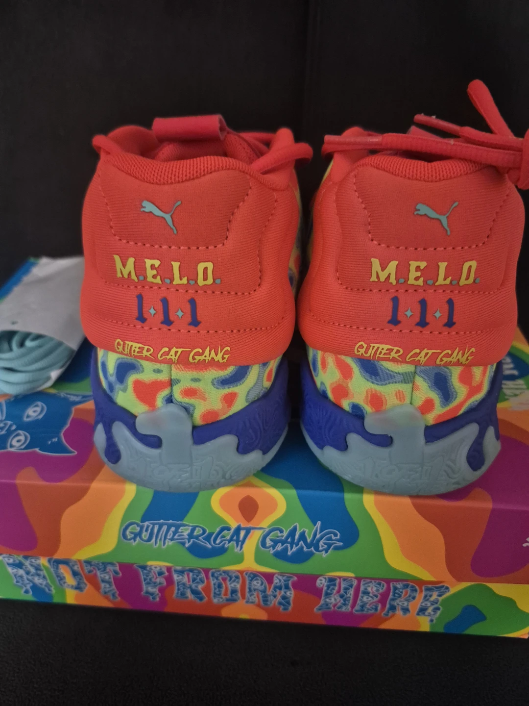 Puma MELO Glitter Cat Gang Basketball Shoes - photo 5