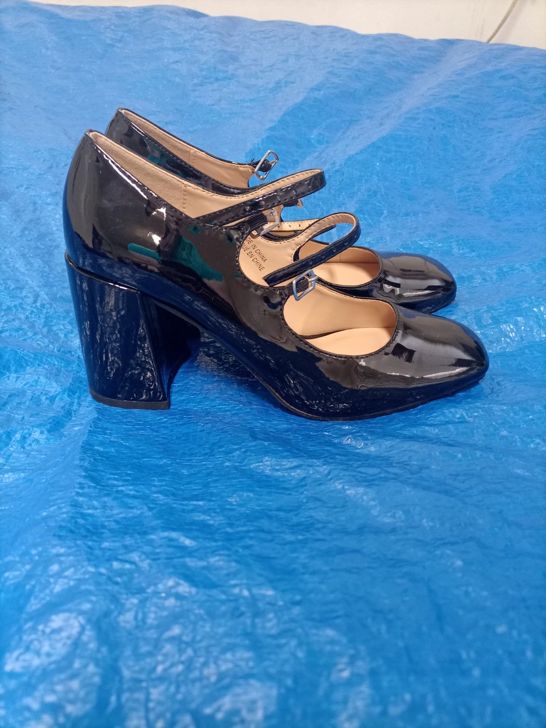 Joe Fresh Black Patent Mary Jane Heels - photo 2