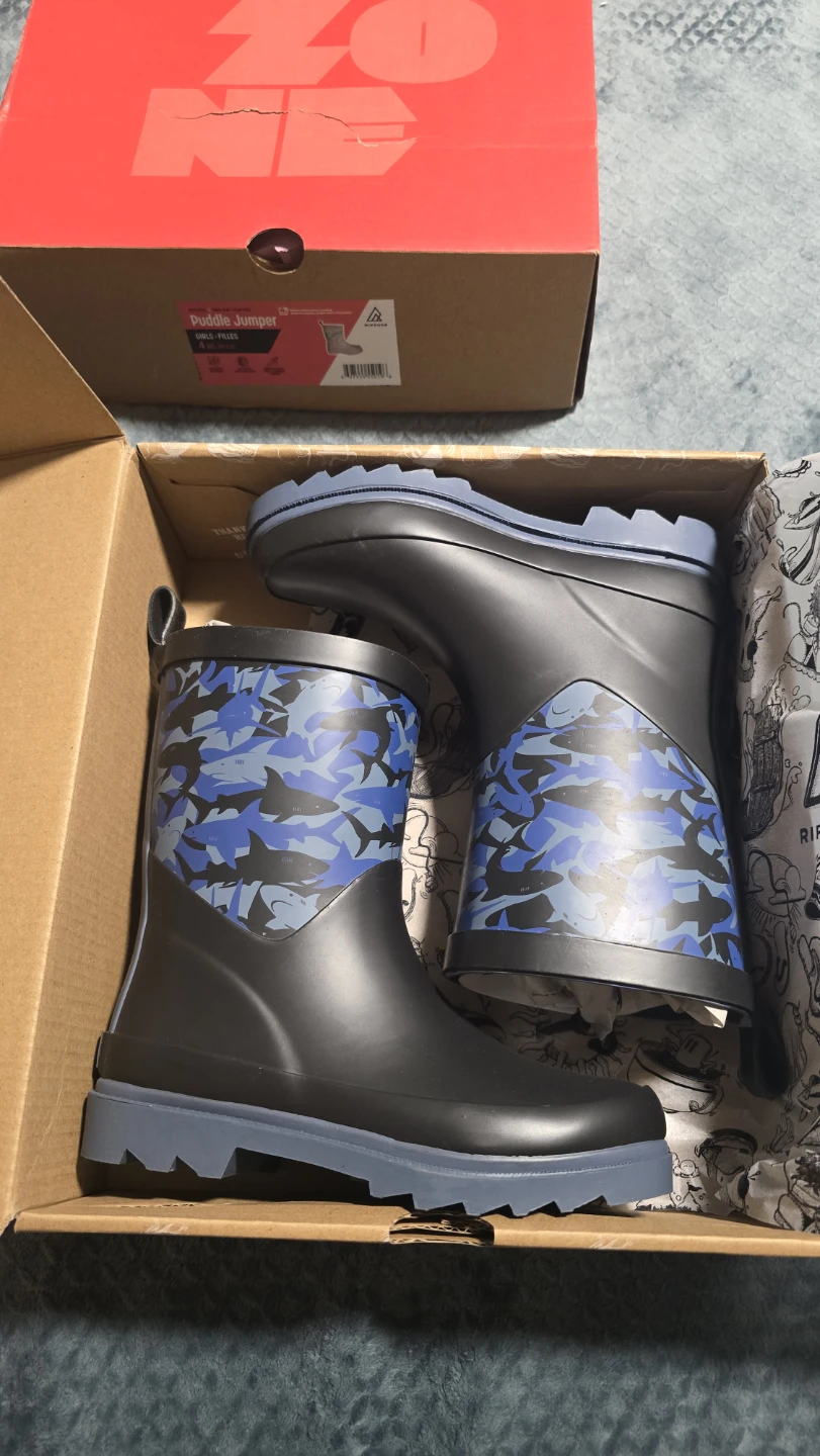 Ripzone Puddle Jumper Boots Boys 13T US 30.5 EUR