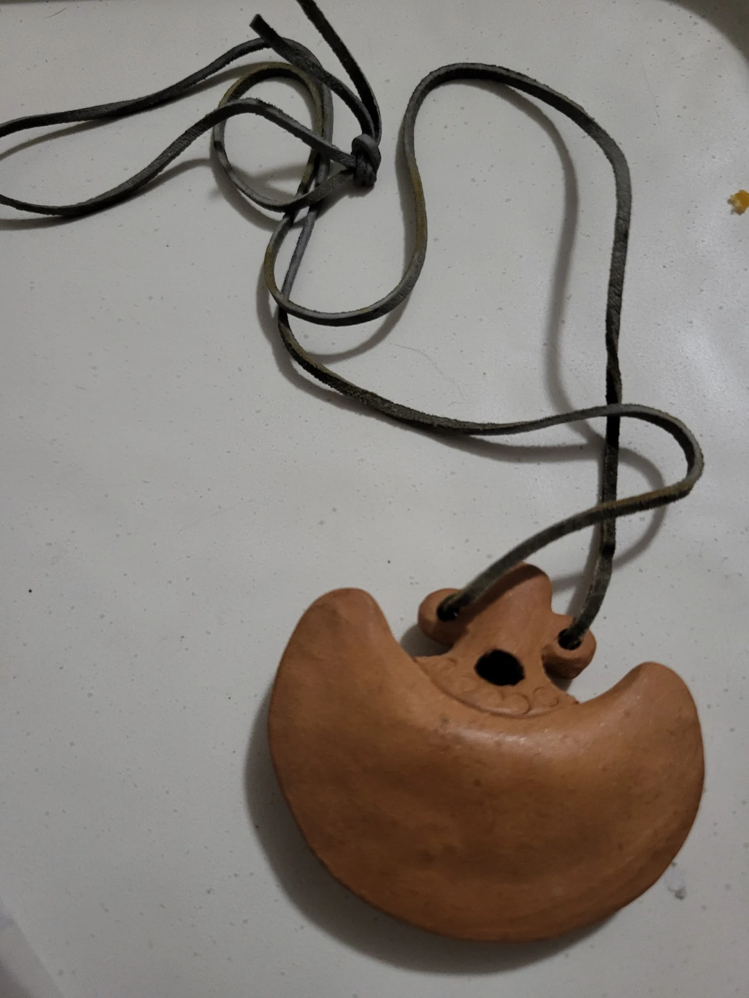 Terracotta Pendant Necklace