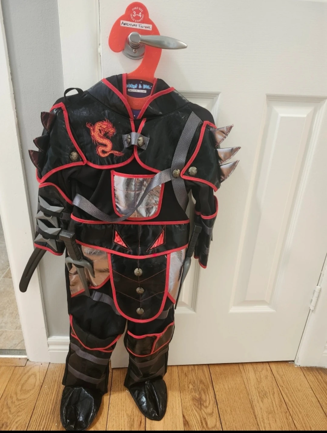 Adventure Factory Ninja Costume Child Size 3-4