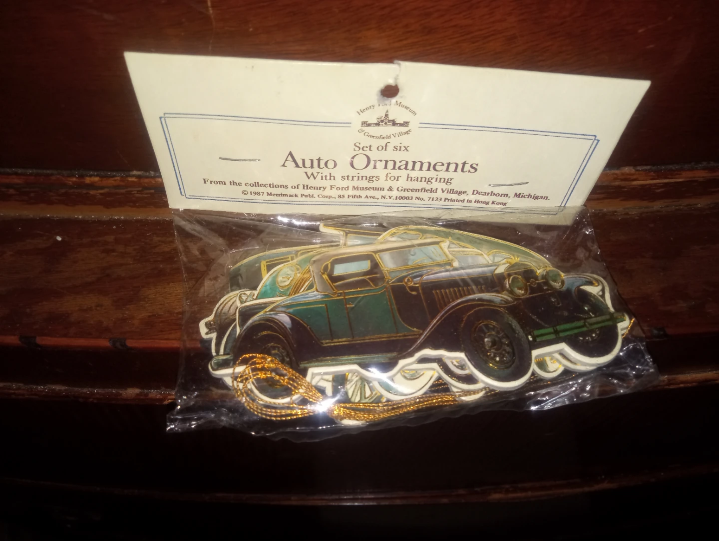 Set of 6 Auto Ornaments Henry Ford Museum - photo 2