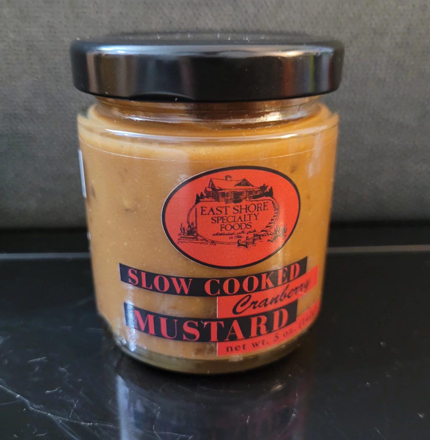 East Shore Specialty Foods Slow Cooked Cranberry Mustard 5 oz
