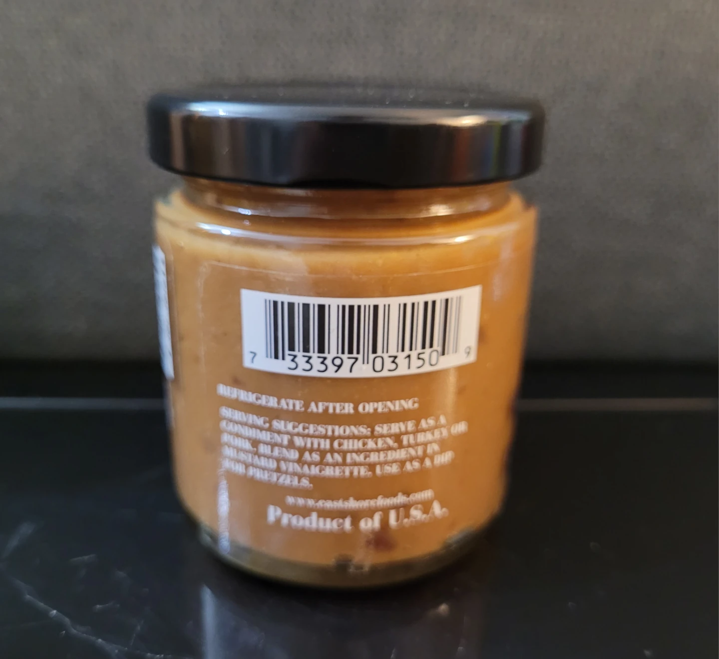 East Shore Specialty Foods Slow Cooked Cranberry Mustard 5 oz - photo 2