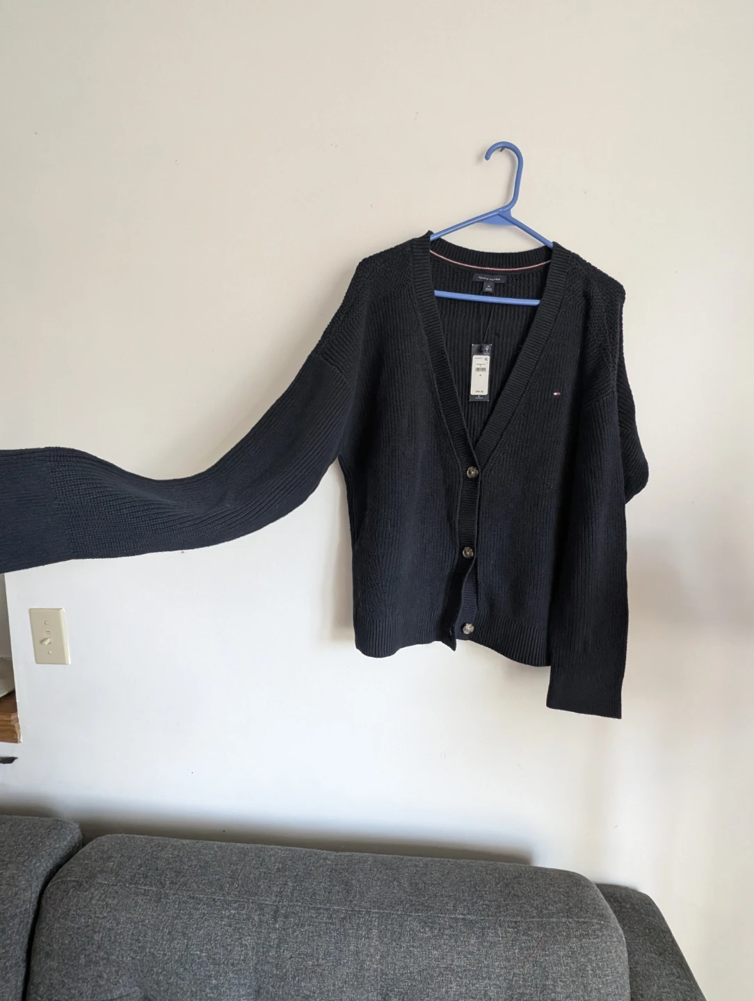 Tommy Hilfiger Women's Cardigan - Navy, Size M