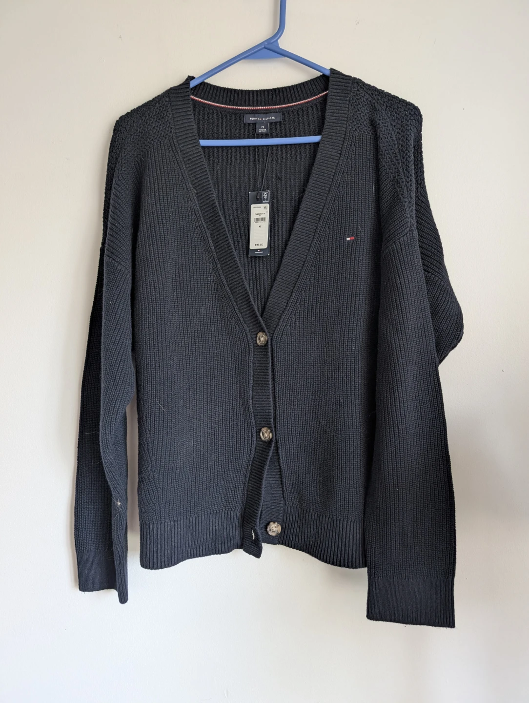 Tommy Hilfiger Women's Cardigan - Navy, Size M - photo 2