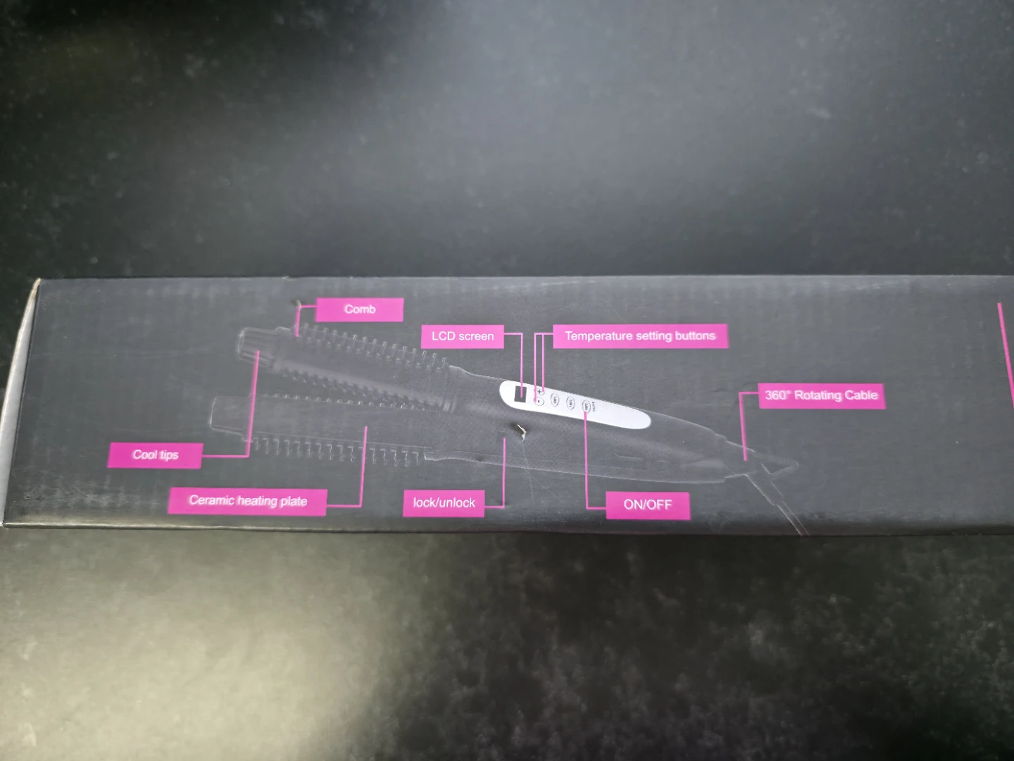 ​U-Kiss 2-in-1 Ceramic Hair Straightener and Curler - Like New - photo 4