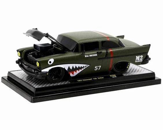 1957 Chevrolet 150 Sedan "Major Bruiser" Diecast Car (Brand New) - photo 2
