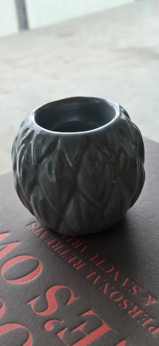 Blue Grey Candle Holder