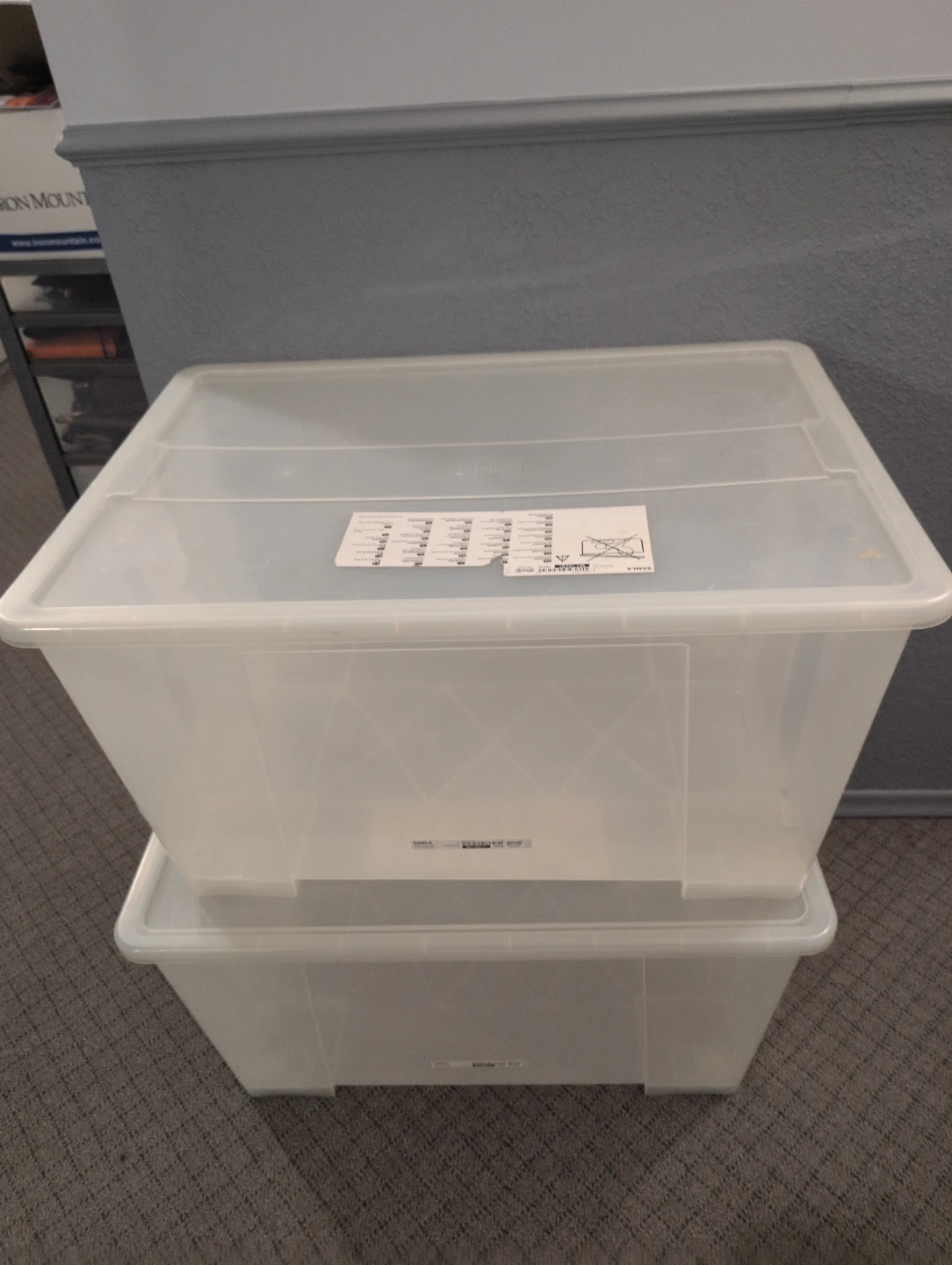 Ikea Samla Storage Box with Lid - Large - photo 2