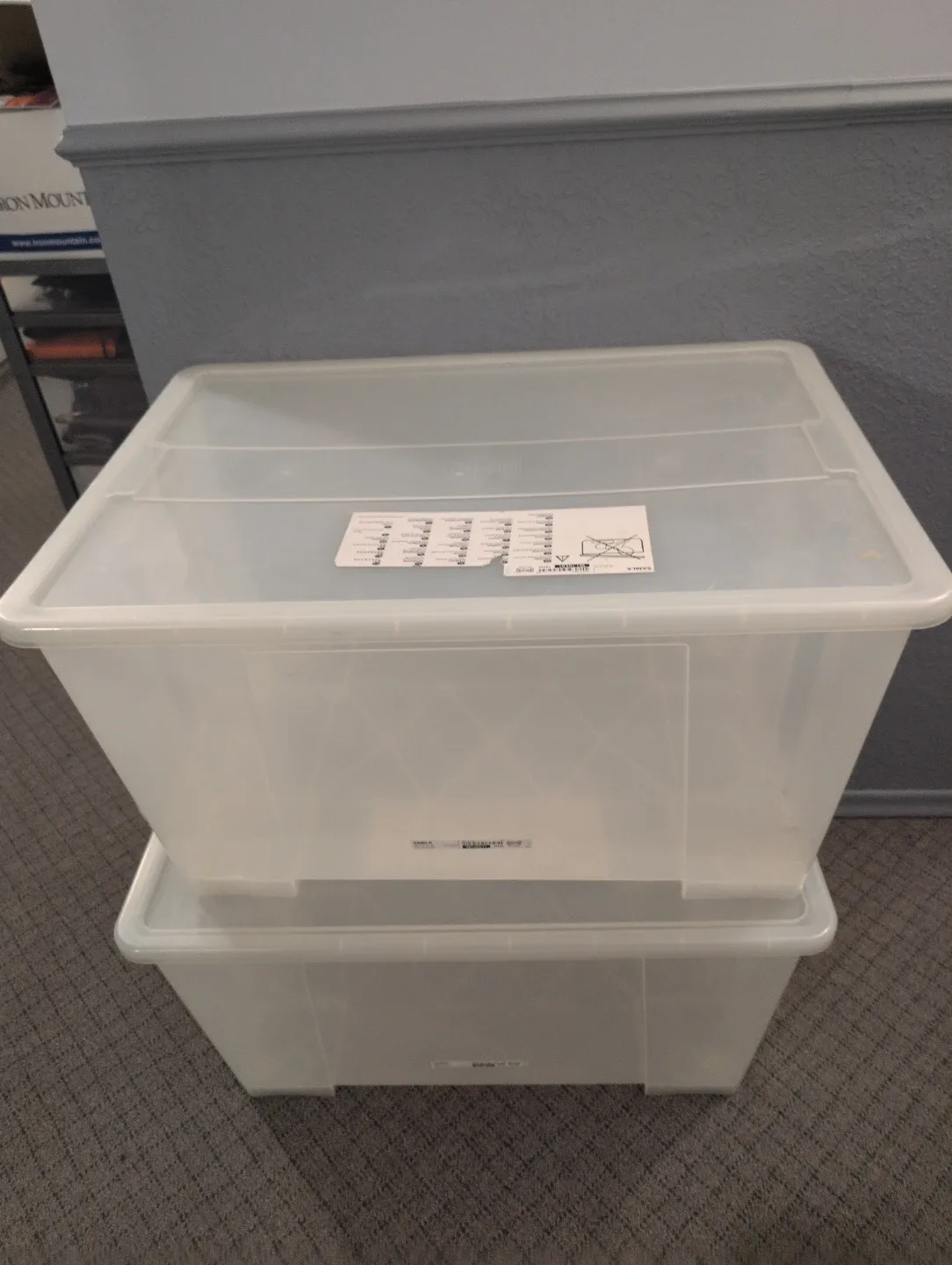 Ikea Samla Storage Box with Lid - Large - photo 2