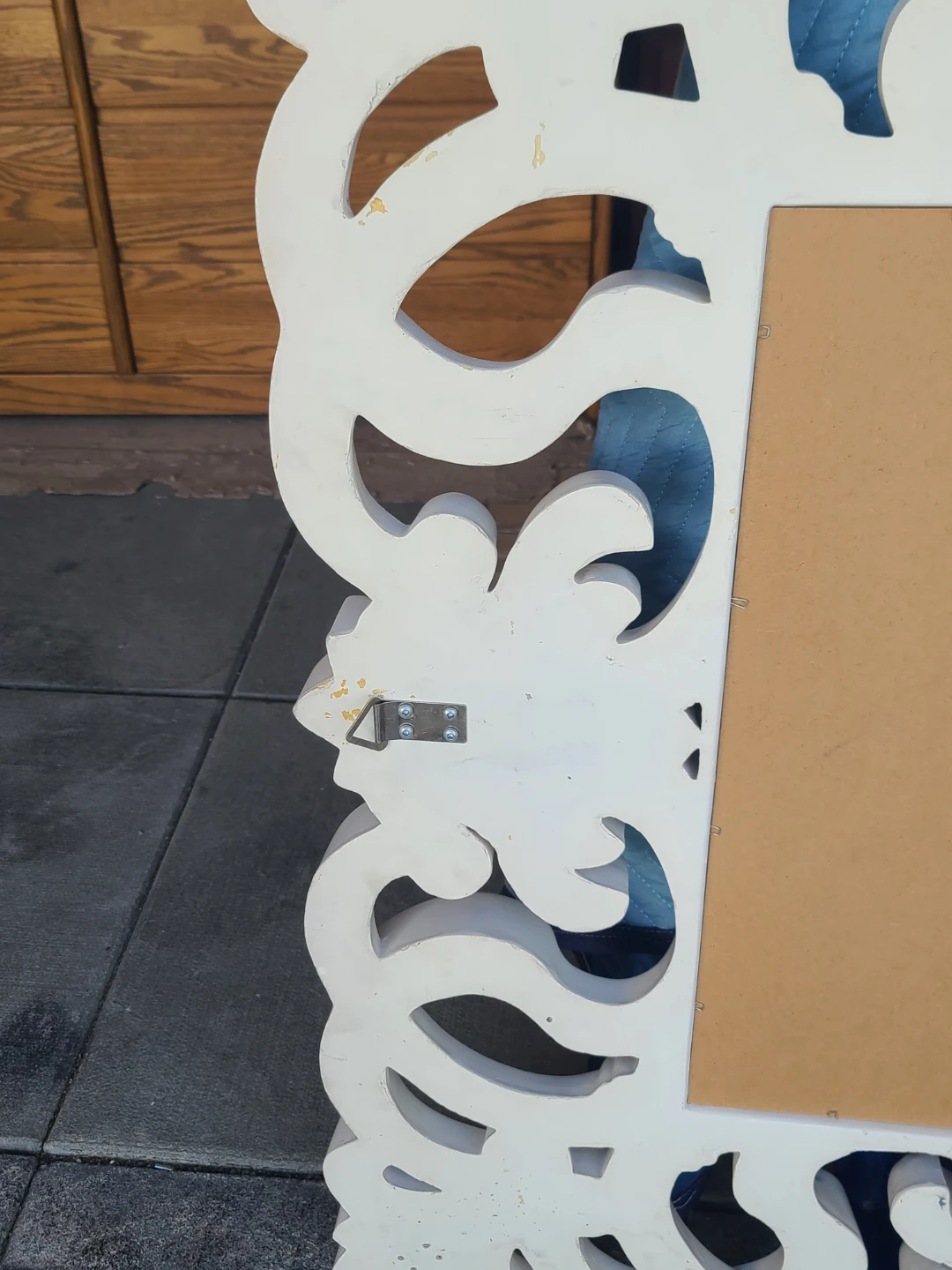 Decorative White Ornate Wall Mirror - photo 4