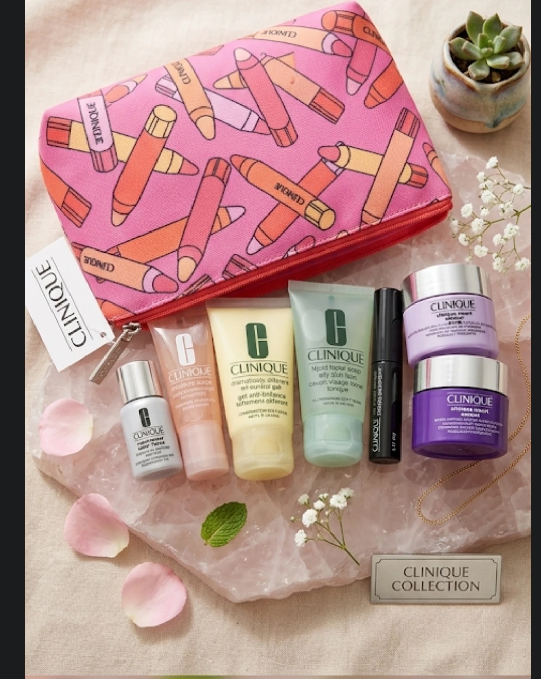 Clinique travel size bundle 8pcs