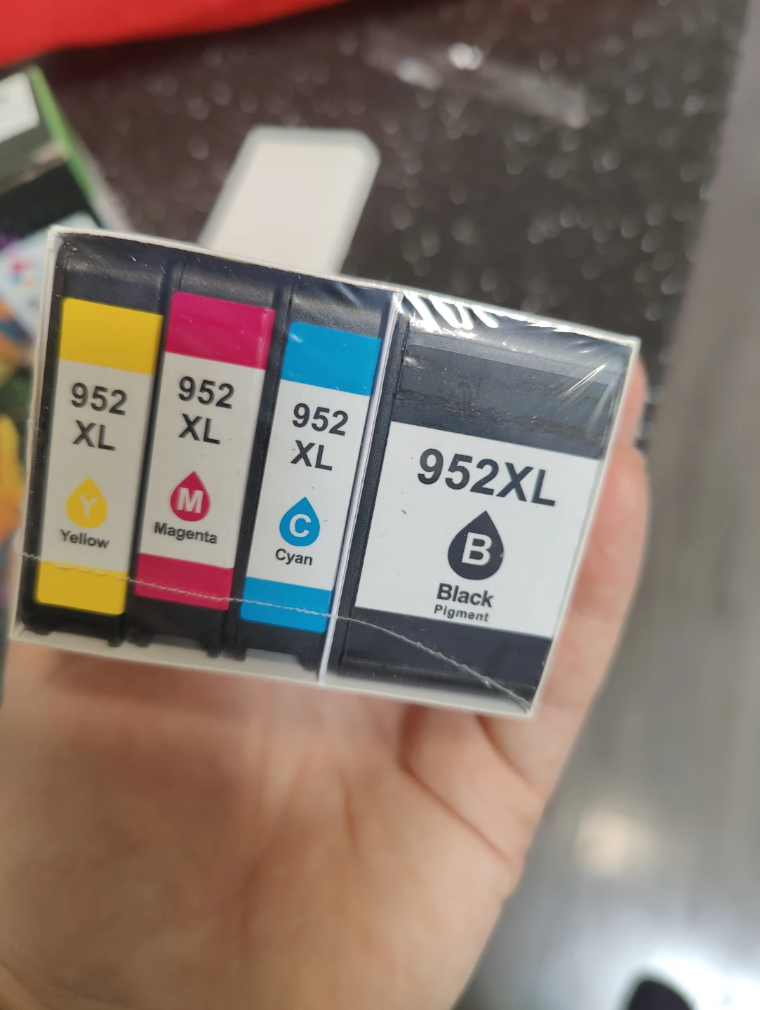 Upinki 952XL Ink Cartridge Set (Black, Cyan, Magenta, Yellow) - photo 2