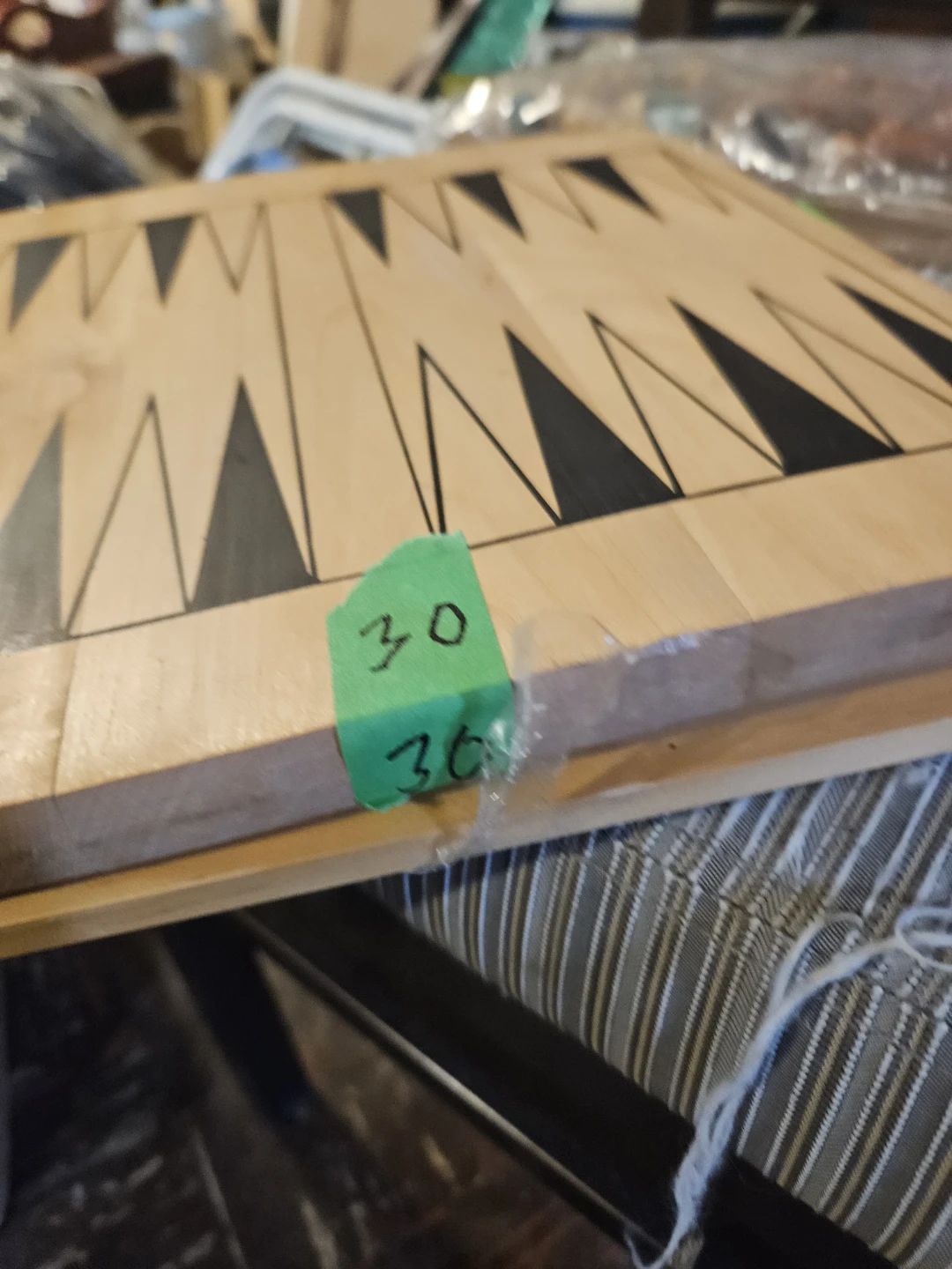 Wooden Backgammon Set with Pieces - photo 5