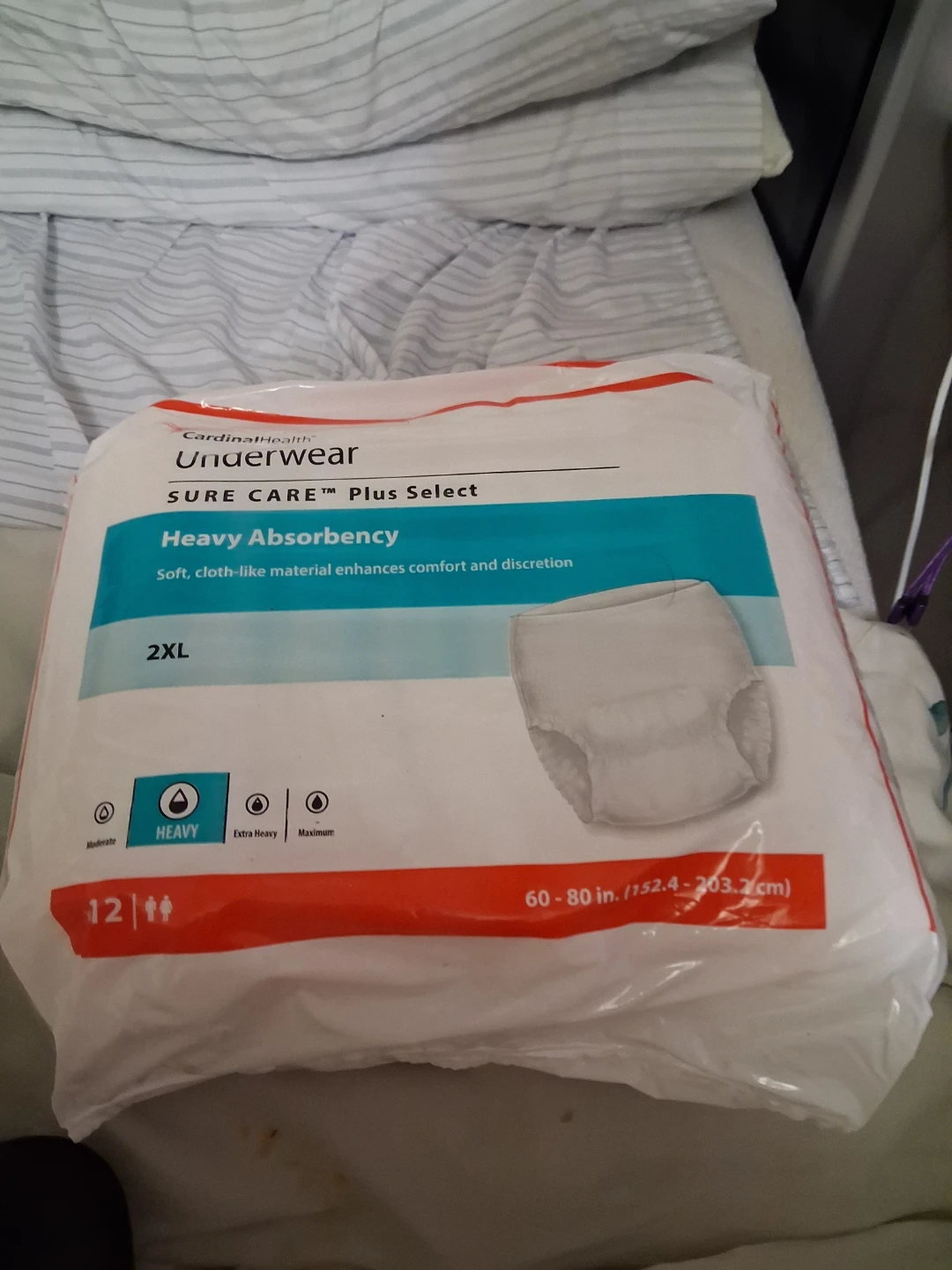 BRAND NEW NEVER USED PAMPERS FOR ADULTS SIZE 2XLARGE AND LARGE